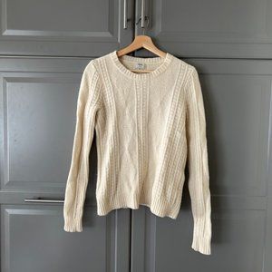 Wool fisherman’s sweater